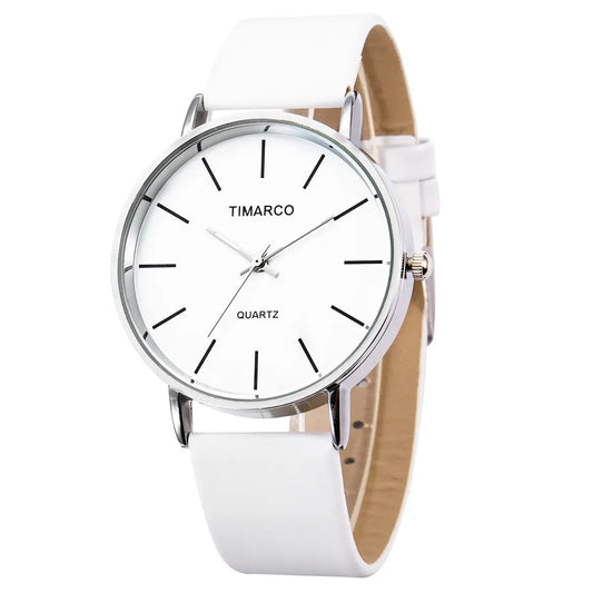 Luxury Women Watches 2025 New in Stylish Silver Minimalist Business Elegant Ladies Quartz Watch Leather Steel Clock Reloj Mujer